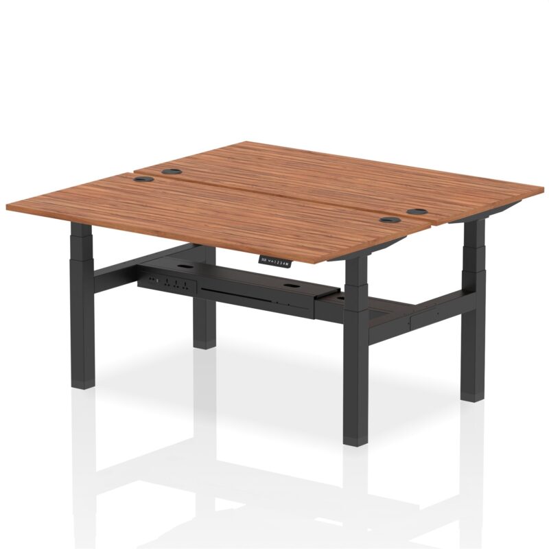 OE - Air Back-to-Back Height Adjustable Bench Desk - 2 Person - Image 49