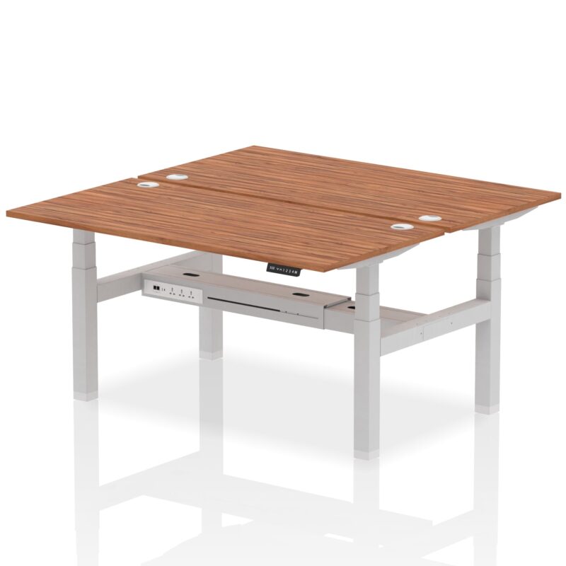 OE - Air Back-to-Back Height Adjustable Bench Desk - 2 Person - Image 50