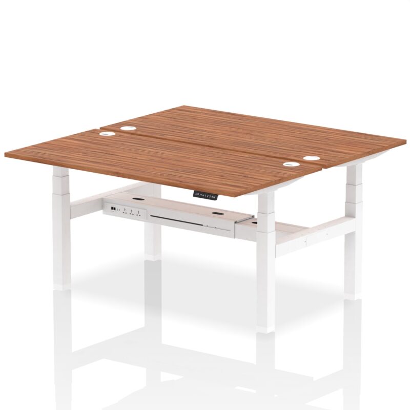 OE - Air Back-to-Back Height Adjustable Bench Desk - 2 Person - Image 51