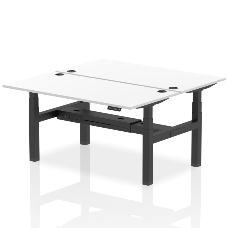 OE - Air Back-to-Back Height Adjustable Bench Desk - 2 Person - Image 52