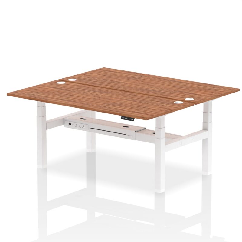 OE - Air Back-to-Back Height Adjustable Bench Desk - 2 Person - Image 69