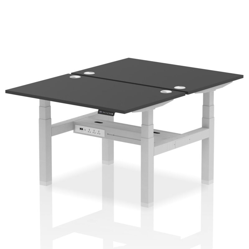 OE - Air Back-to-Back Height Adjustable Bench Desk - 2 Person - Image 74