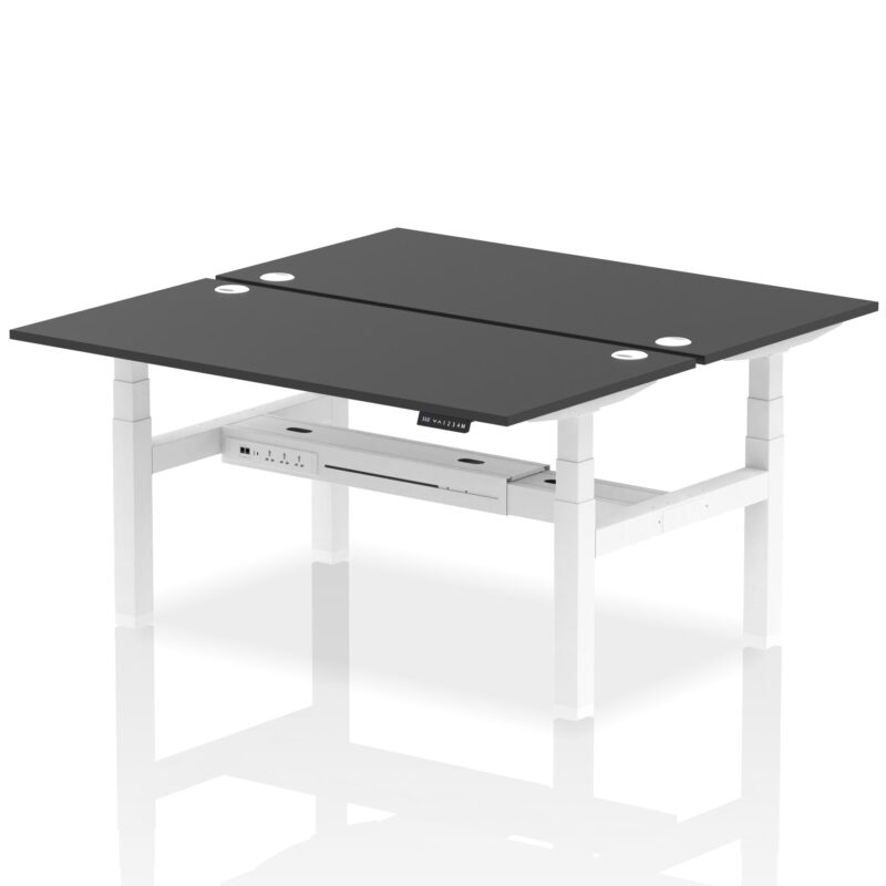OE - Air Back-to-Back Height Adjustable Bench Desk - 2 Person - Image 81
