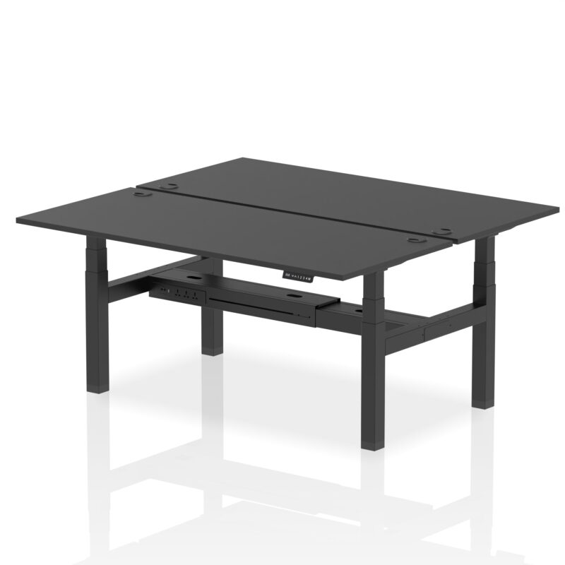OE - Air Back-to-Back Height Adjustable Bench Desk - 2 Person - Image 82
