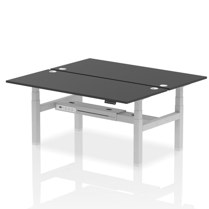 OE - Air Back-to-Back Height Adjustable Bench Desk - 2 Person - Image 83