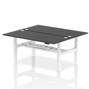 Air Back-to-Back Height Adjustable Bench Desk - 2 Person - Image 84