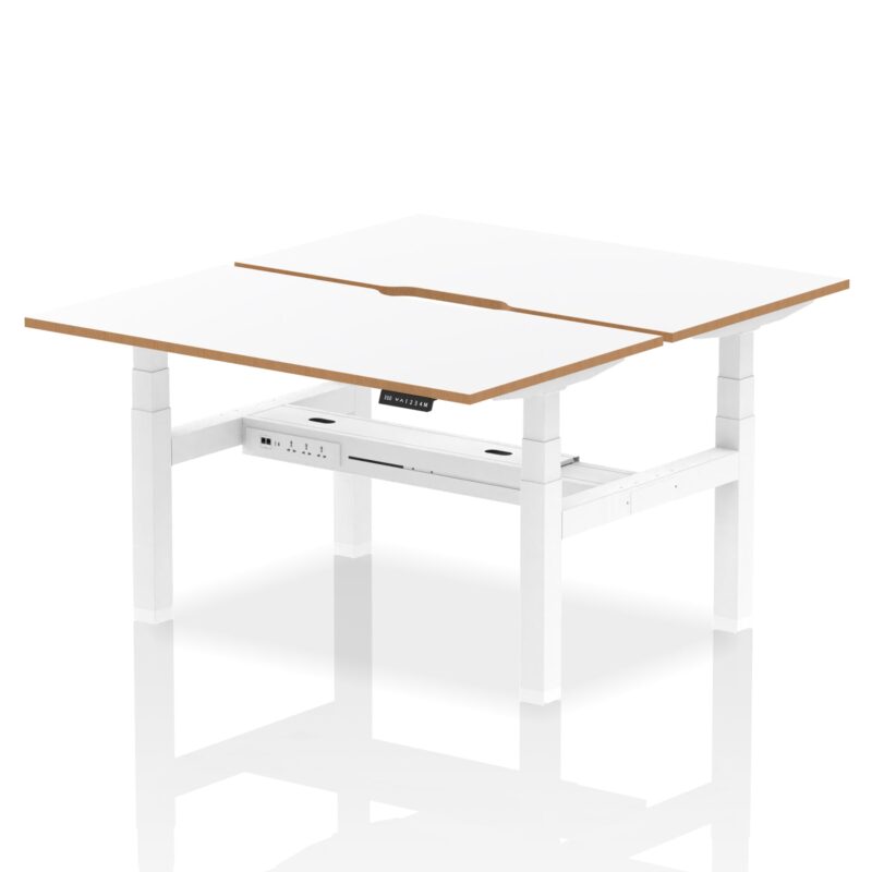 Oslo Air Back-to-Back Height Adjustable Bench Desk - Image 7