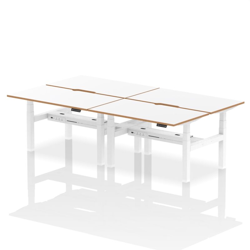 Oslo Air Back-to-Back Height Adjustable Bench Desk - Image 8