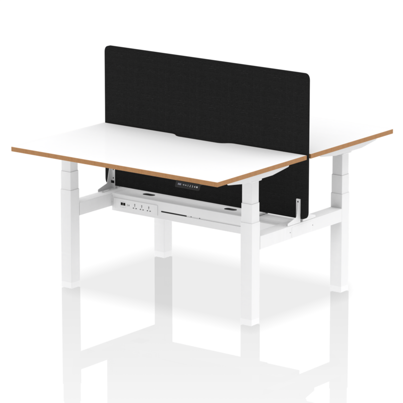 Oslo Air Back-to-Back Height Adjustable Bench Desk - Image 10
