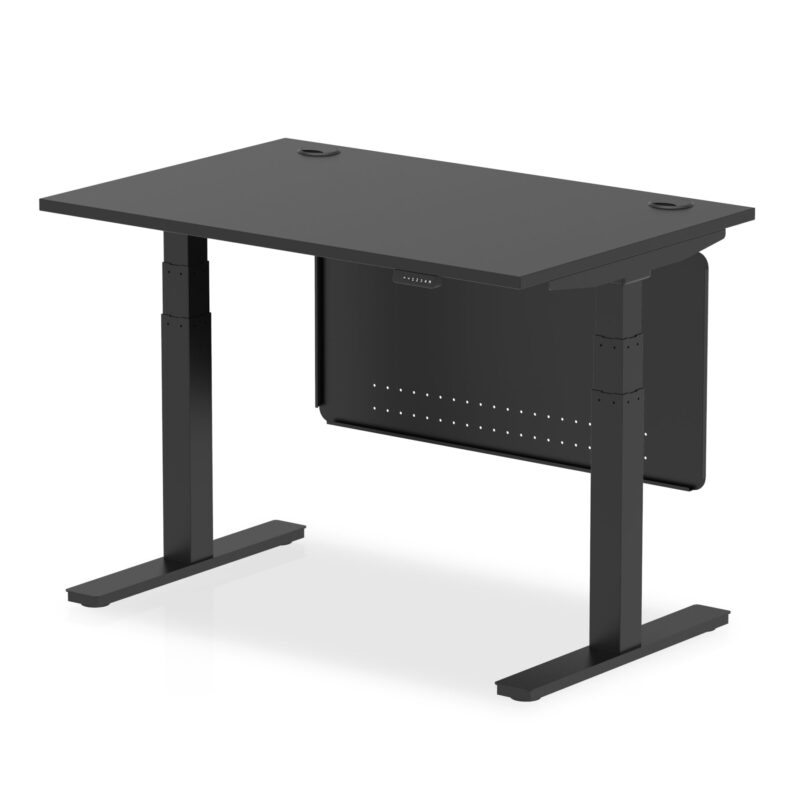 OE - Air Height Adjustable Desk with Cable Ports with Steel Modesty Panel - Image 72