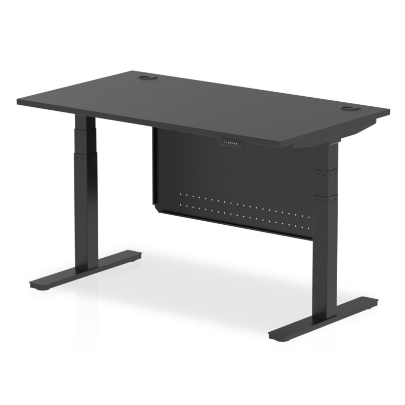 OE - Air Height Adjustable Desk with Cable Ports with Steel Modesty Panel - Image 75