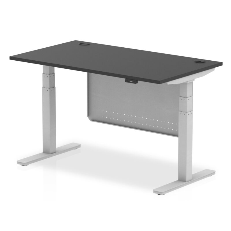 OE - Air Height Adjustable Desk with Cable Ports with Steel Modesty Panel - Image 76