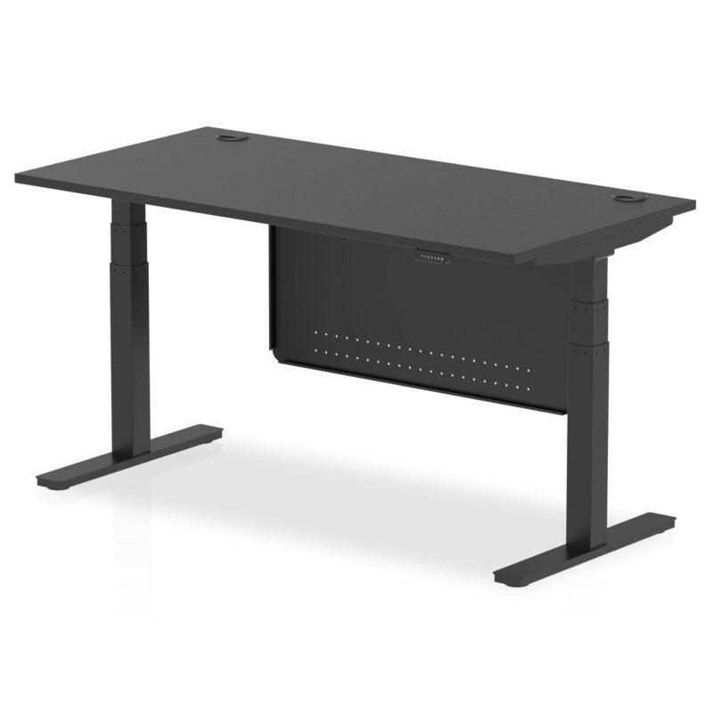 OE - Air Height Adjustable Desk with Cable Ports with Steel Modesty Panel - Image 78