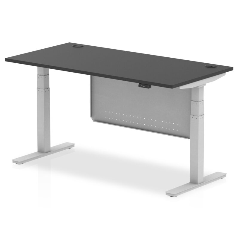 OE - Air Height Adjustable Desk with Cable Ports with Steel Modesty Panel - Image 79