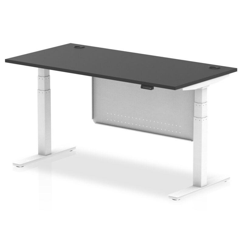 OE - Air Height Adjustable Desk with Cable Ports with Steel Modesty Panel - Image 80