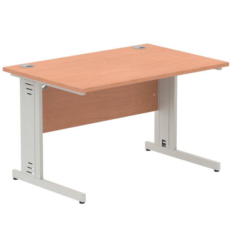 Impulse 1200mm Straight Desk Cable Managed Leg - Image 14
