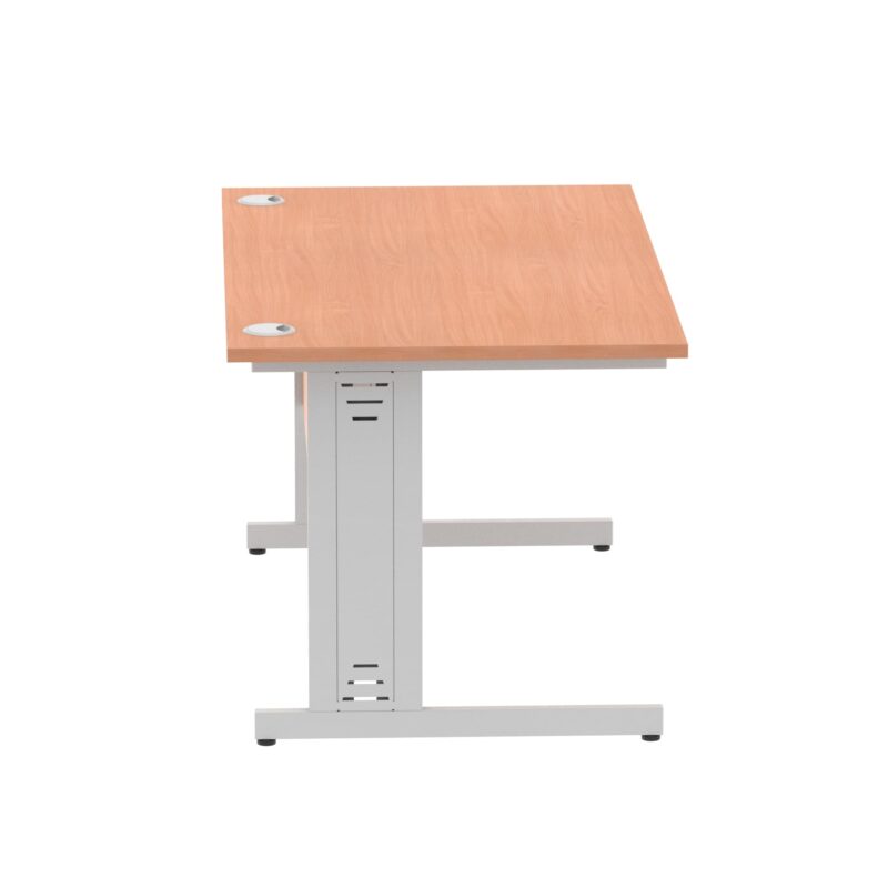 Impulse 1400mm Straight Desk Cable Managed Leg - Image 15