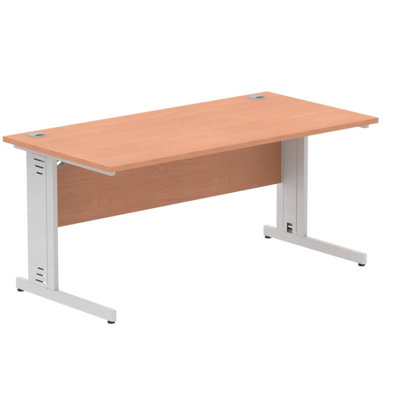 Impulse 1600mm Straight Desk Cable Managed Leg - Image 14