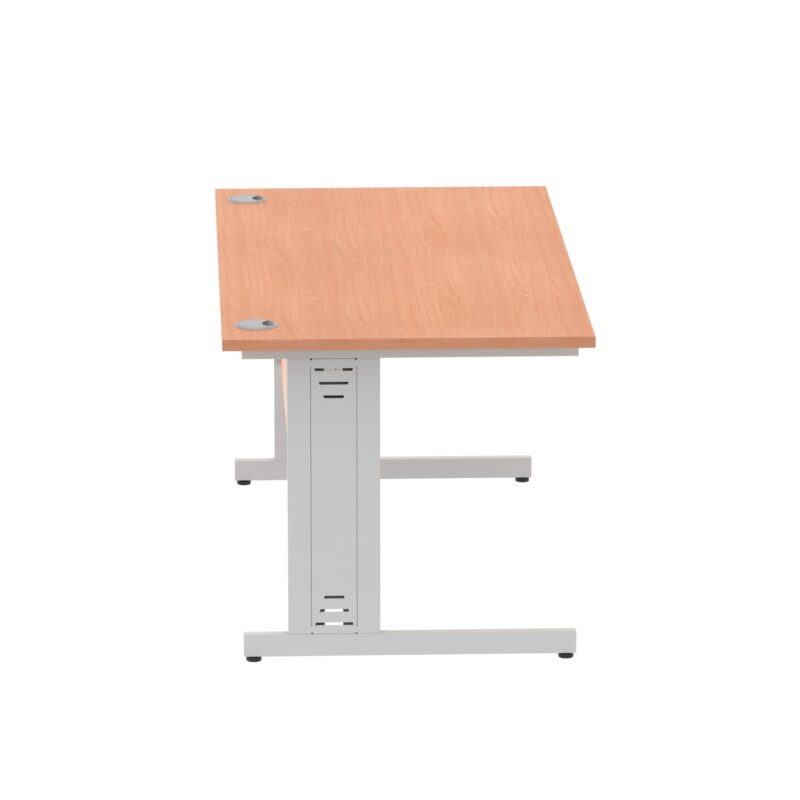 Impulse 1600mm Straight Desk Cable Managed Leg - Image 15