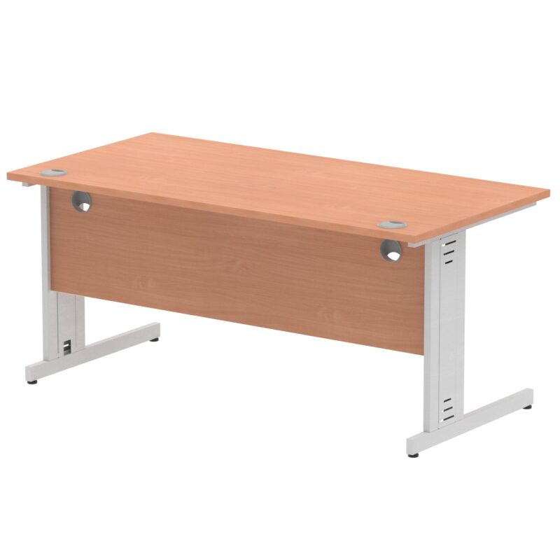 Impulse 1600mm Straight Desk Cable Managed Leg - Image 16