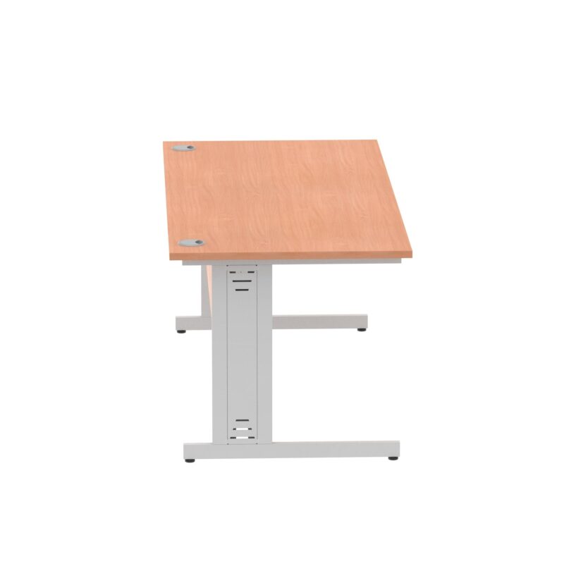 Impulse 1800mm Straight Desk Cable Managed Leg - Image 15