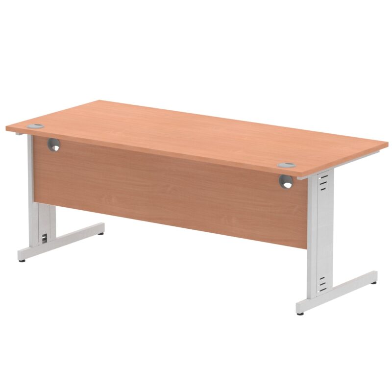 Impulse 1800mm Straight Desk Cable Managed Leg - Image 16