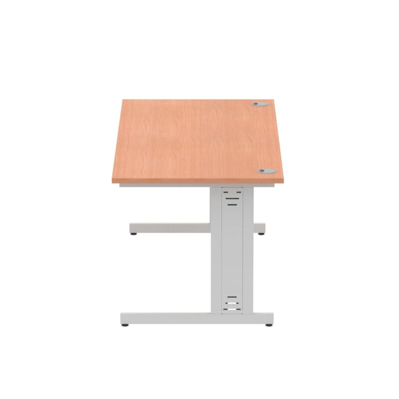 Impulse 1800mm Straight Desk Cable Managed Leg - Image 19