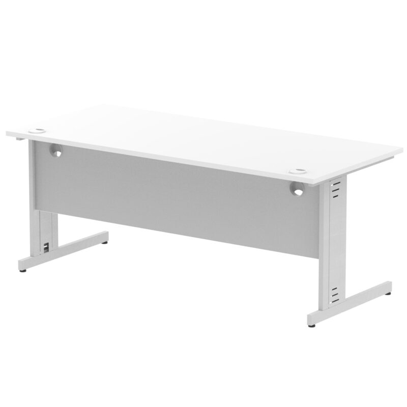 Impulse 1800mm Straight Desk Cable Managed Leg - Image 23