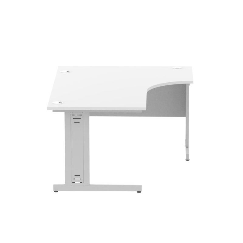 Impulse 1600mm Left Crescent Desk Cable Managed Leg - Image 20