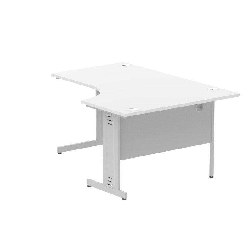 Impulse 1600mm Left Crescent Desk Cable Managed Leg - Image 25