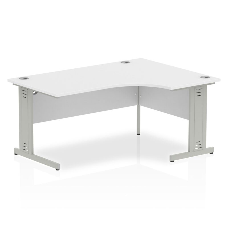 Impulse 1600mm Right Crescent Desk Cable Managed Leg - Image 10
