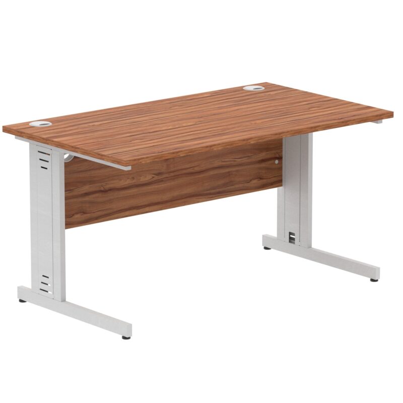 Impulse 1400mm Straight Desk Cable Managed Leg - Image 28