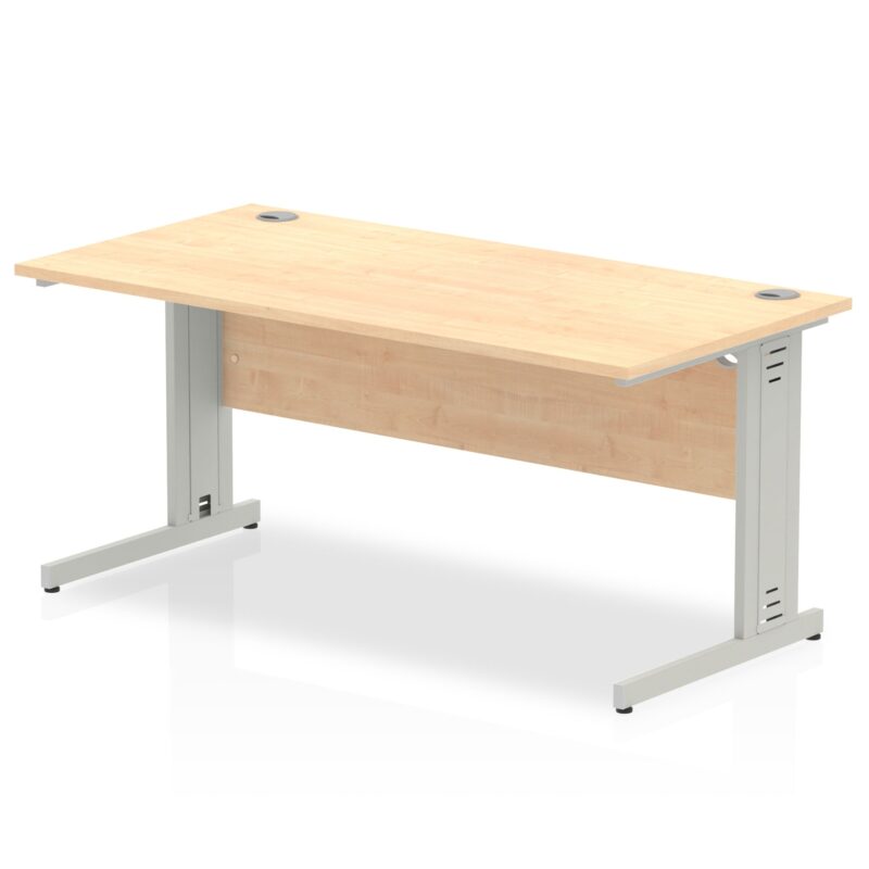 Impulse 1600mm Straight Desk Cable Managed Leg - Image 5