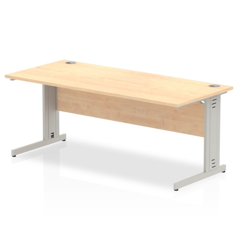 Impulse 1800mm Straight Desk Cable Managed Leg - Image 5