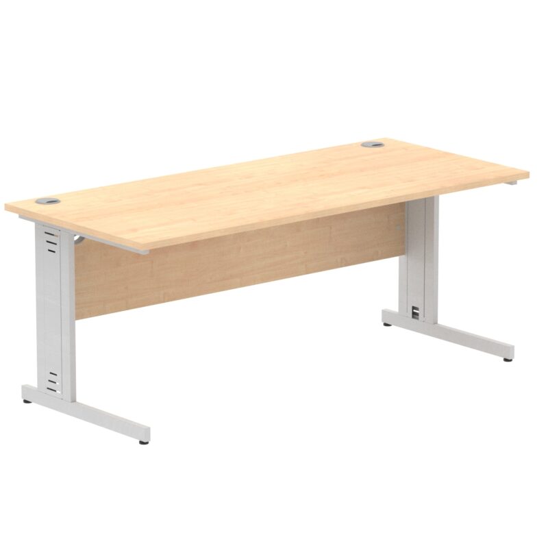 Impulse 1800mm Straight Desk Cable Managed Leg - Image 35