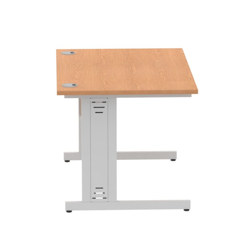 Impulse 1200mm Straight Desk Cable Managed Leg - Image 43
