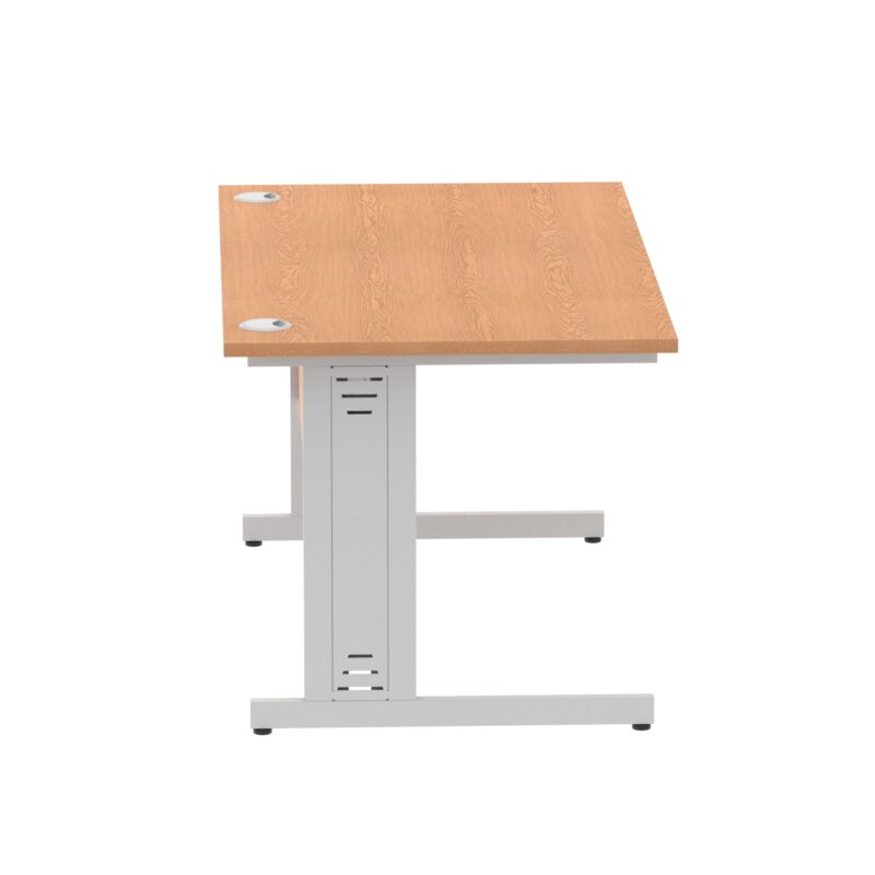 Impulse 1400mm Straight Desk Cable Managed Leg - Image 43