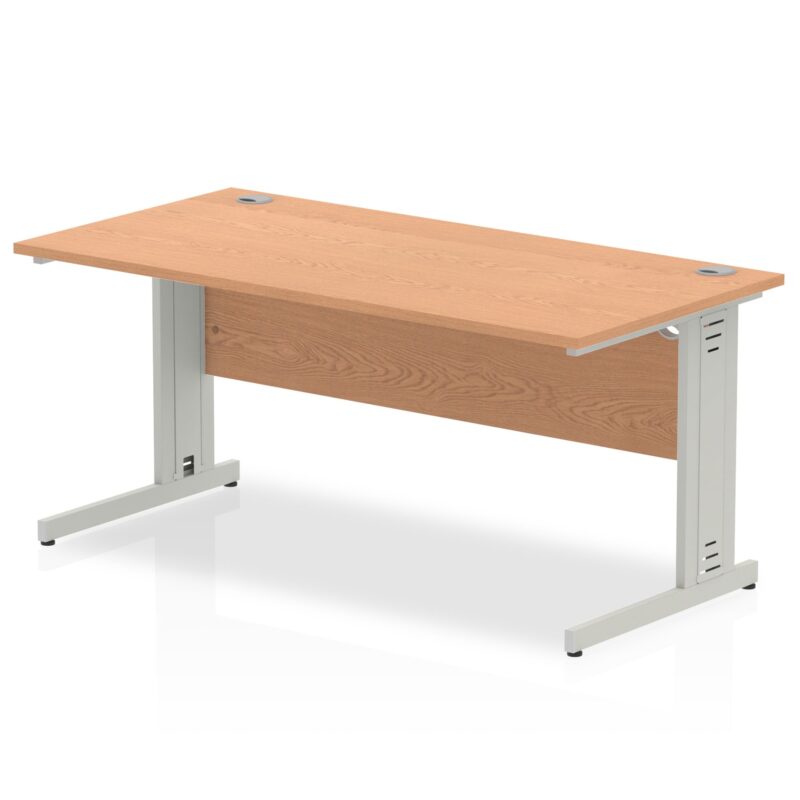 Impulse 1600mm Straight Desk Cable Managed Leg - Image 7