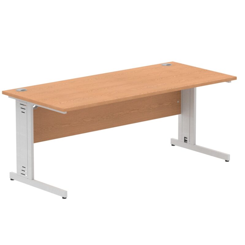 Impulse 1800mm Straight Desk Cable Managed Leg - Image 42