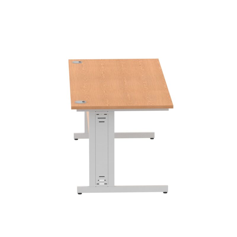 Impulse 1800mm Straight Desk Cable Managed Leg - Image 43