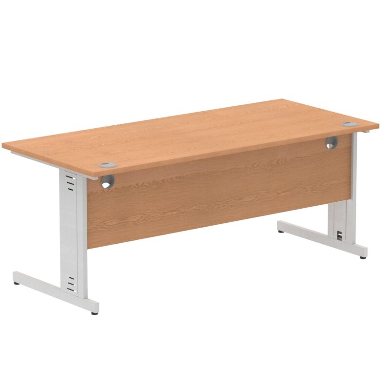 Impulse 1800mm Straight Desk Cable Managed Leg - Image 46
