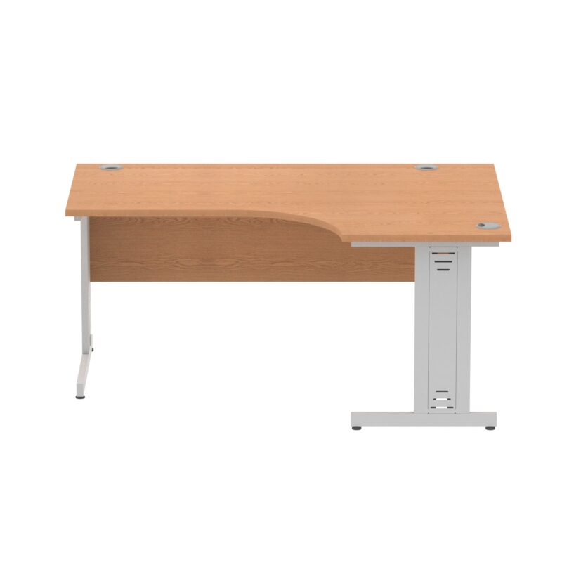 Impulse 1600mm Left Crescent Desk Cable Managed Leg - Image 47
