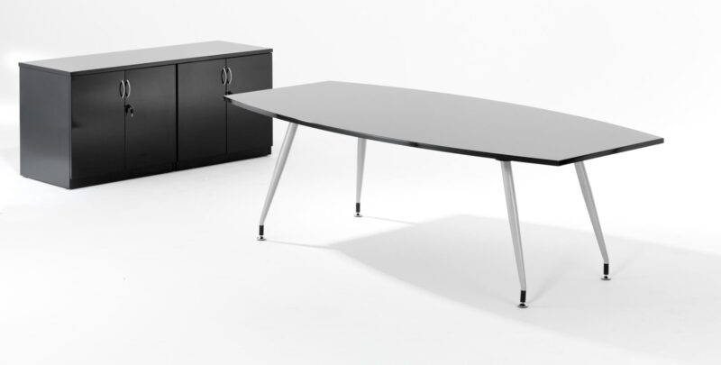 High Gloss Twin Cupboard With Credenza Top - Image 3