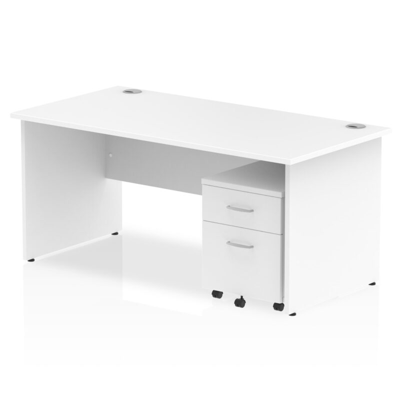 Impulse Panel End Straight Desk With Mobile Pedestal - Image 35