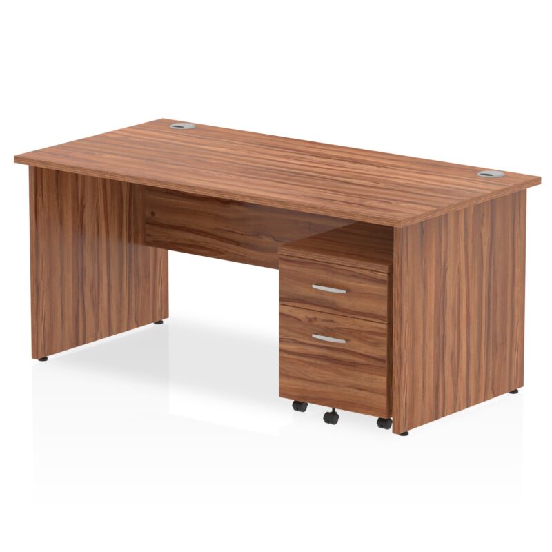 Impulse Panel End Straight Desk With Mobile Pedestal - Image 33