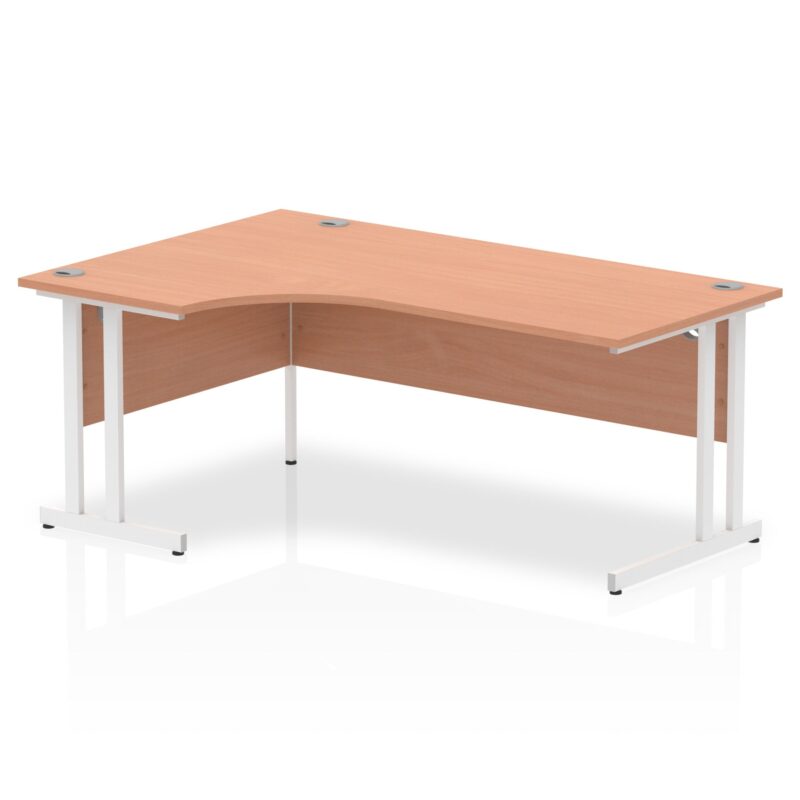 Impulse 1800mm Left Crescent Desk Cantilever Leg - Image 2