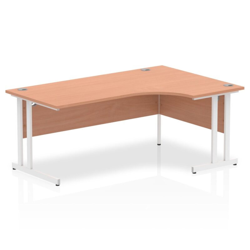 Impulse 1800mm Right Crescent Desk Cantilever Leg - Image 2