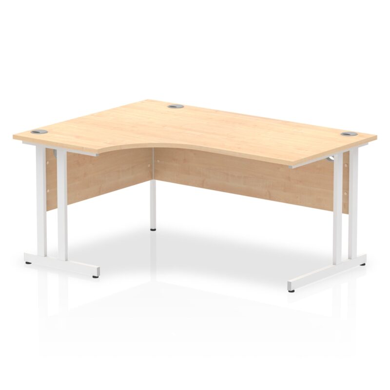 Impulse 1600mm Left Crescent Desk Cantilever Leg - Image 6