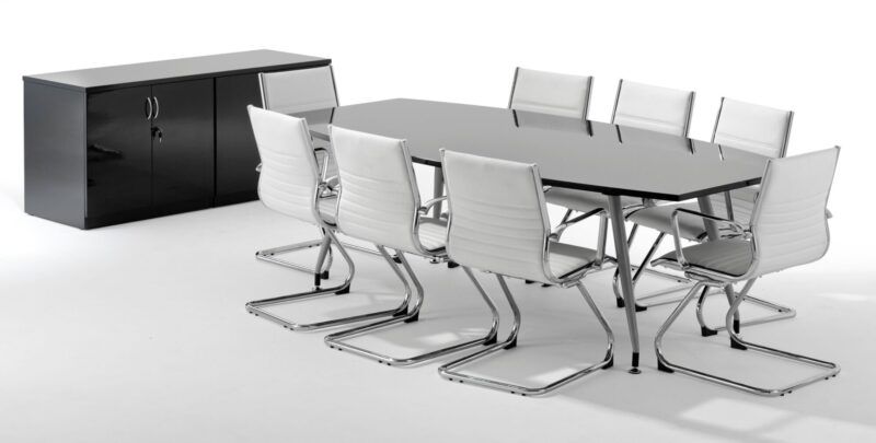 High Gloss Writable Boardroom Table - Image 10