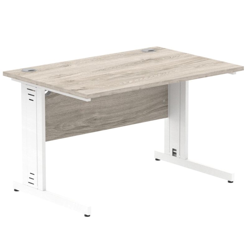 Impulse 1200mm Straight Desk Cable Managed Leg - Image 56